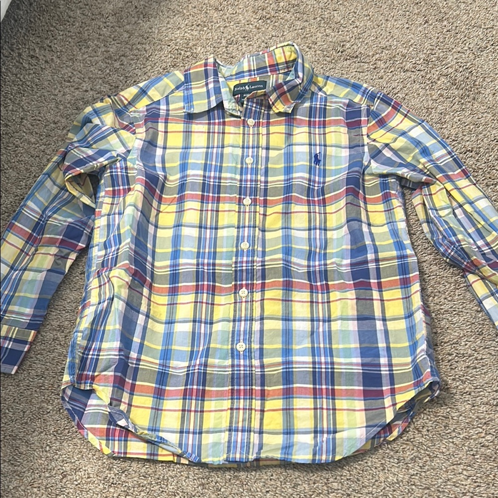 Polo by Ralph Lauren Boy’s Multicolor Plaid Shirt